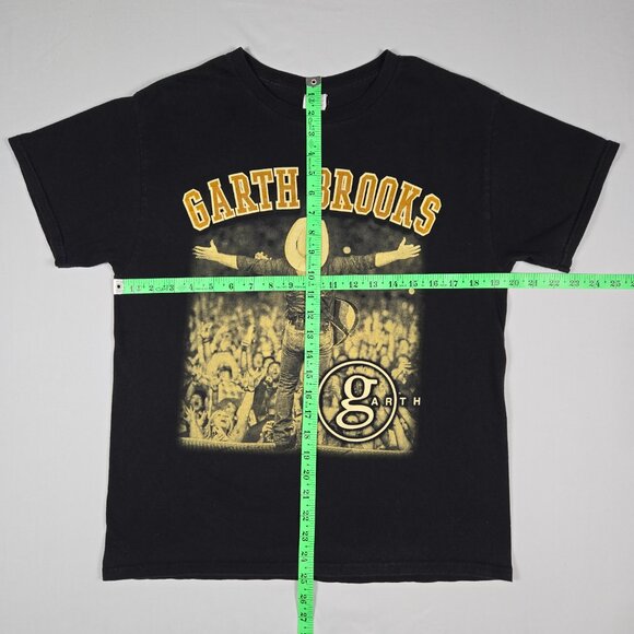 Garth Brooks 2022 Thunder Rolls Thunder Ridge Concert Double Sided Graphic Tee M - Picture 8 of 11